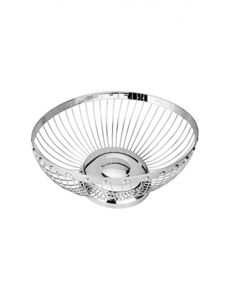 Cesta para Pão em Aço Inox Ø25cm