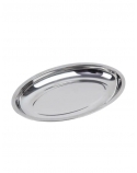 Travessa Oval em Aço Inox para Servir 21cm