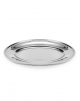 Travessa Oval Rasa Aço Inox 45 cm