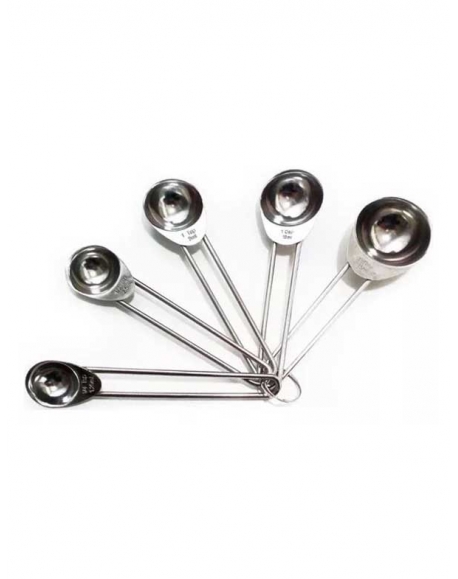 Colher Medidora inox 5 pcs